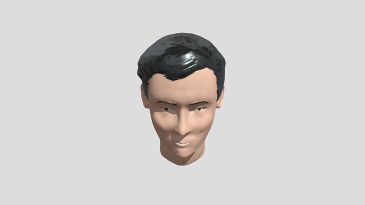 Woman Head 3D Model