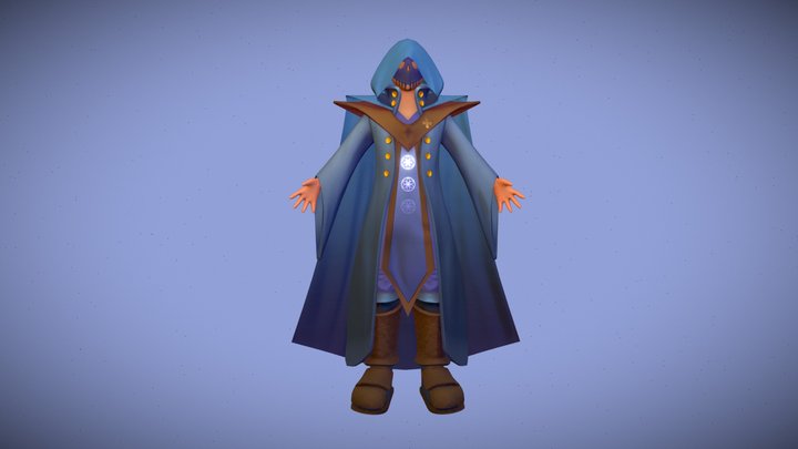 Low Poly Model Texturing Exercise 3D Model