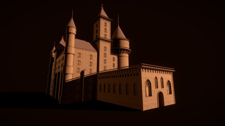 Fantasy Castle 3D Model