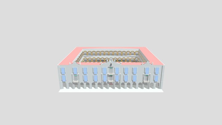 Palacio de Gobierno Estado de Mexico v9.1 3D Model