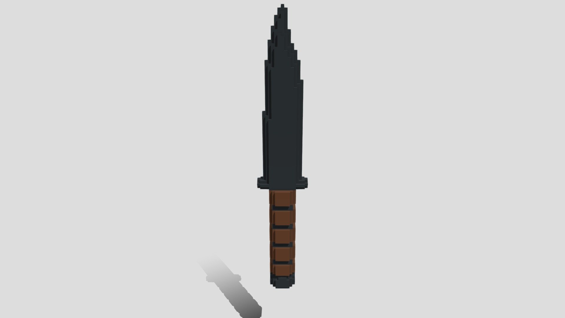 Minecraft 委託材質  黑色短刀