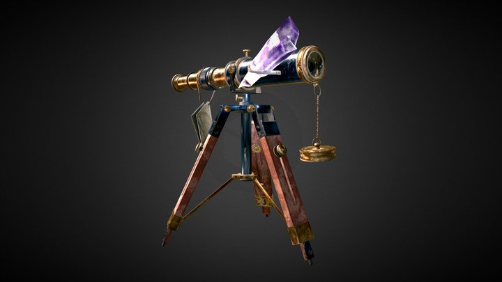Astrologer's Spyglass 3D Model