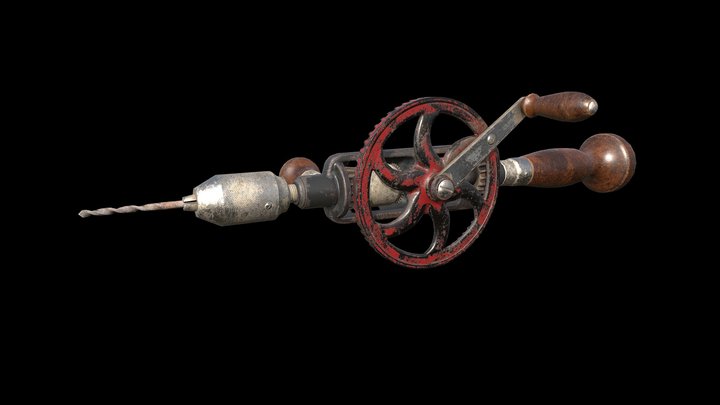 Millers Falls No. 980 Hand Drill 3D Model