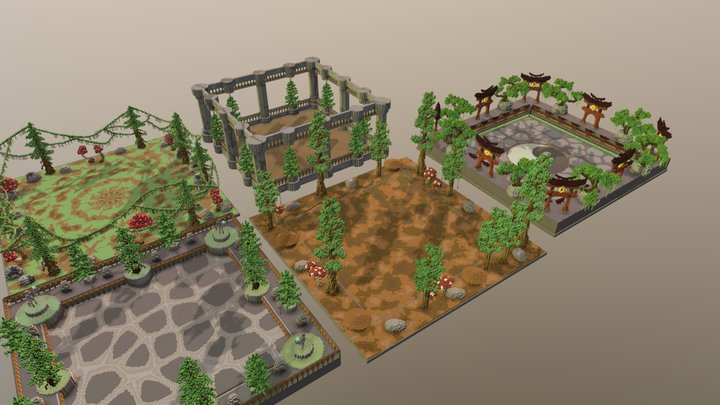 5 Practice Maps 3D Model