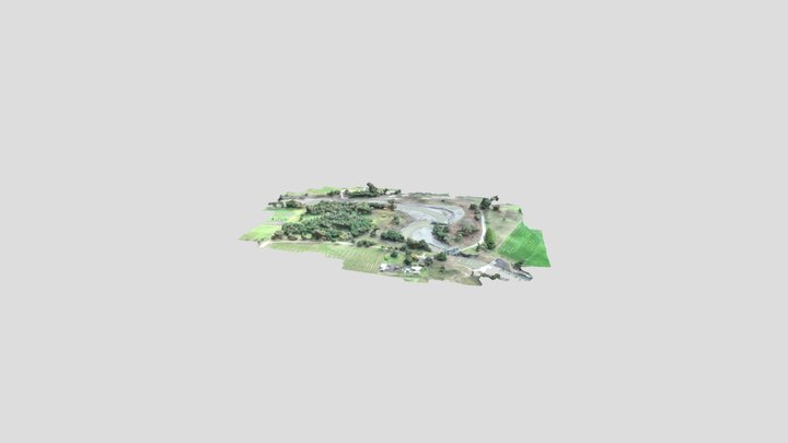 Cowwarr Weir Simplified 3d Mesh 3D Model