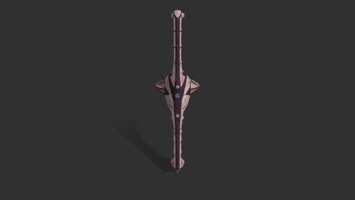 War Axe class fregate 3D Model