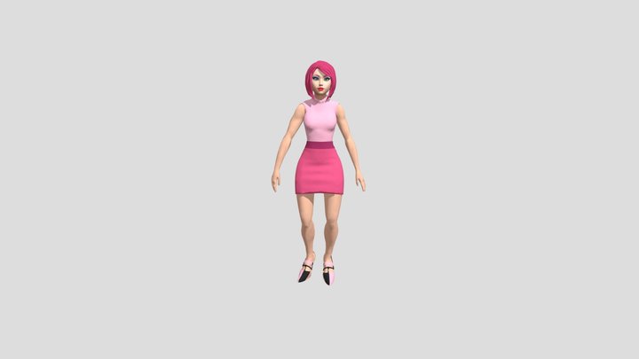 dancing girl 3D Model