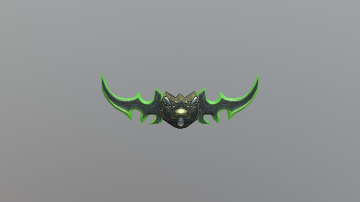 Twin Glaives Of Azzinoth 3D Model