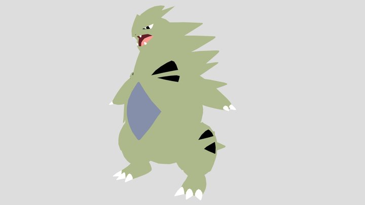 Tyranitar 3D Model