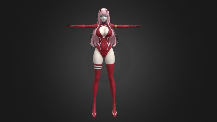 Zero Two 2 Anime girl Wifu