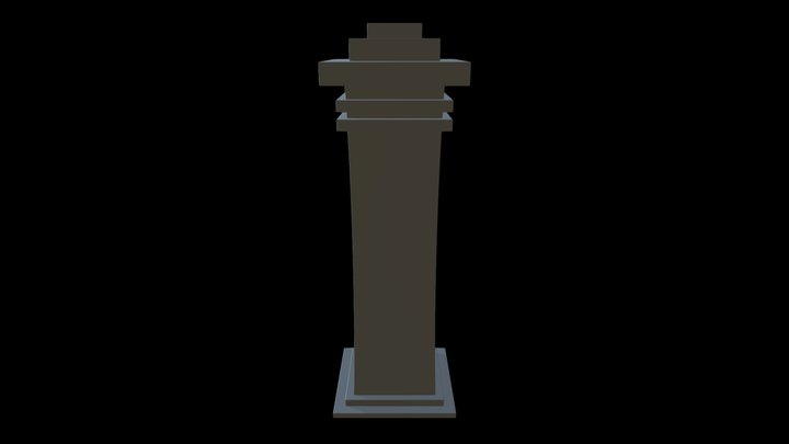 Säule 3D Model