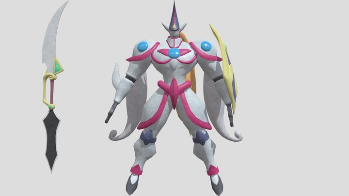 Neos Knight (Rigged) 3D Model
