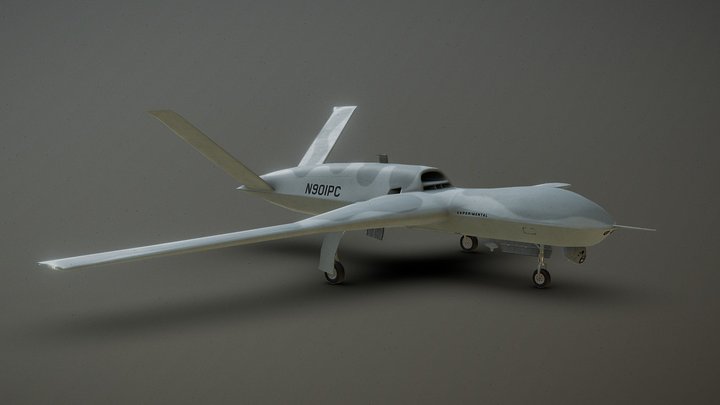 General Atomics MQ-20 Avenger (N901PC) 3D Model