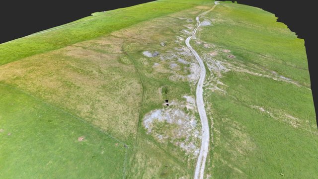 Penycrocbren Early Lead Mining Landscape 3D Model