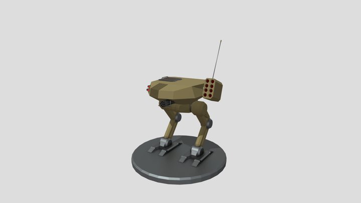 Battle robot 3D Model