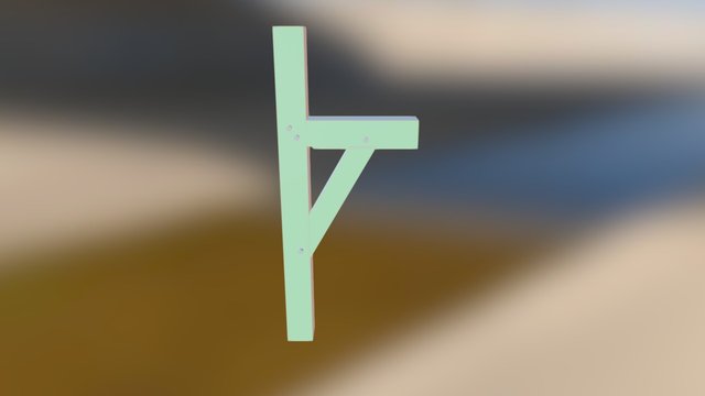 Mailbox Post 3D Model