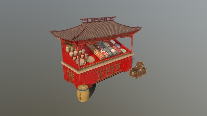 Selling Goods Shop – Free 3D Model STL
