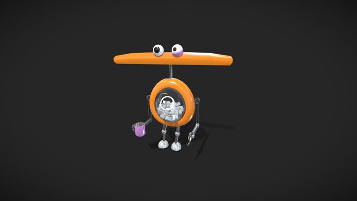 Coffee Robot 3D Model