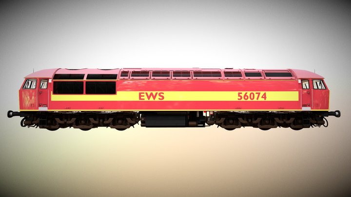 Train - Class 56 Locomotive EWS Livery