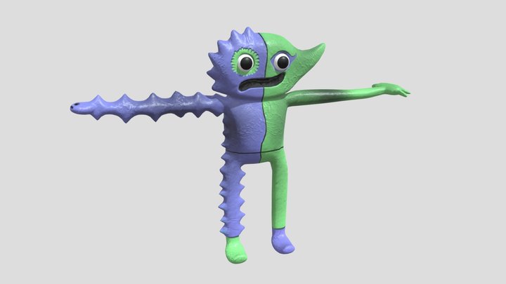 Garten of Banban Retopologized - Bittergiggle 3D Model