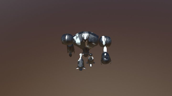 Robot Animation 3D Model