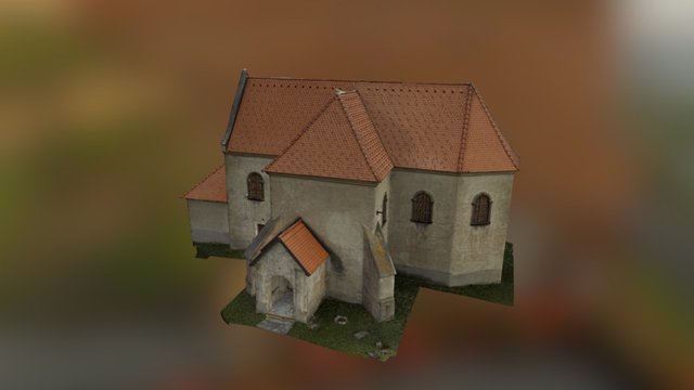 Church of st Michael - Lancar 3D Model
