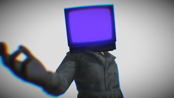 TV Man 3D Model