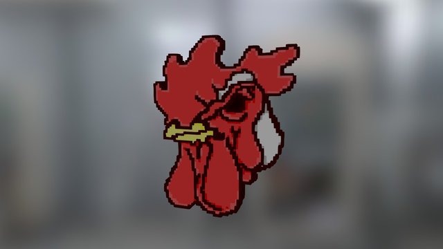Hotline Miami - Richard Mask 3D Model