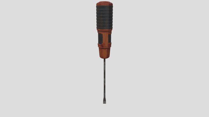 Screwdriver Weapon 3D Model