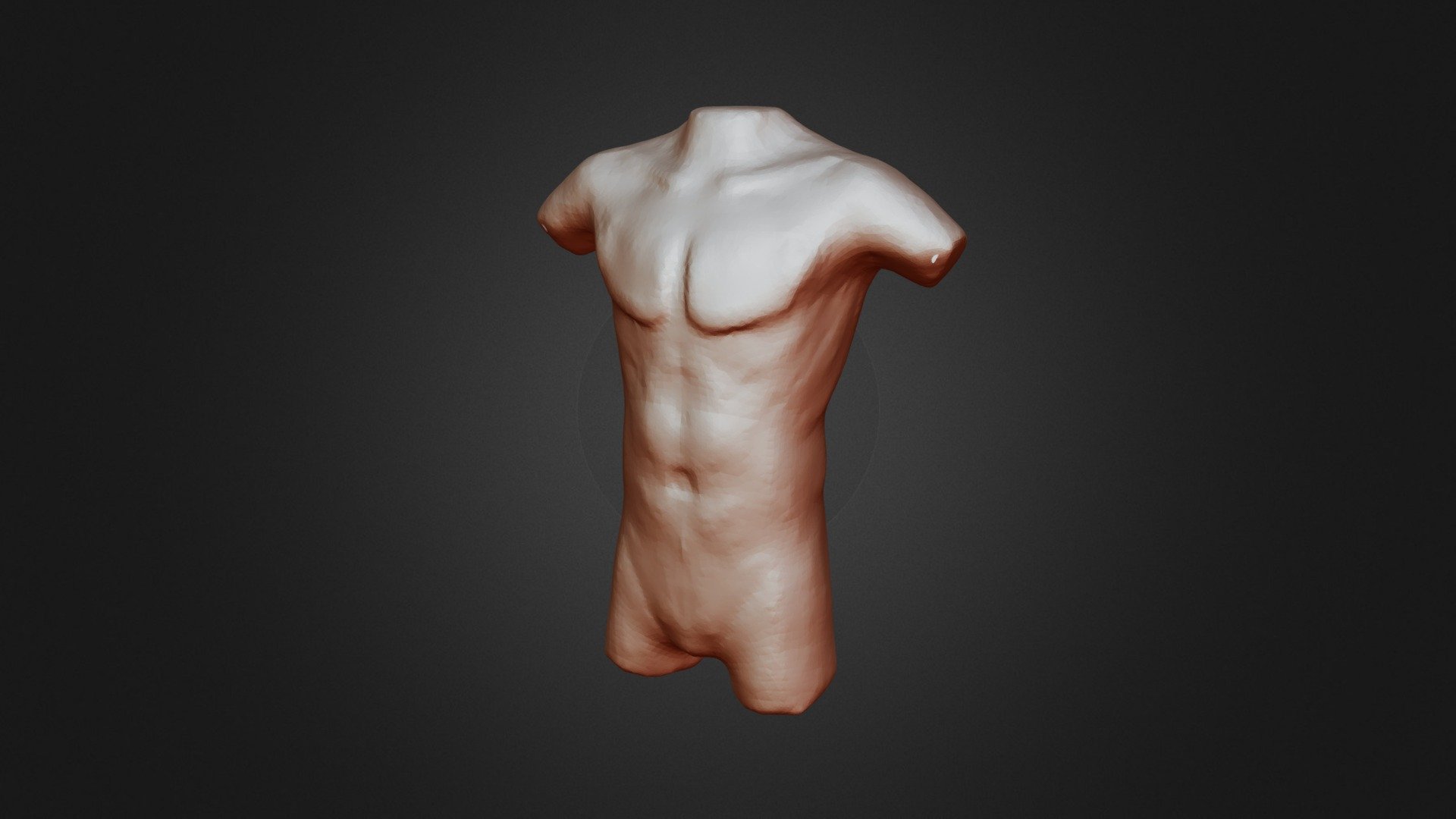 #sculptjanuary18 #Day22 #Torso Male