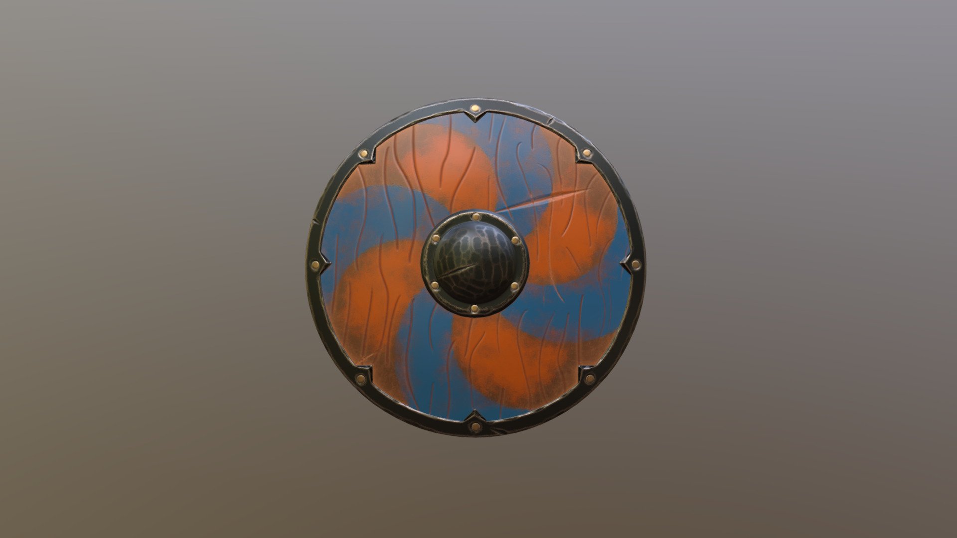 Viking shield, free to use - Download Free 3D model by BlueOxel ...