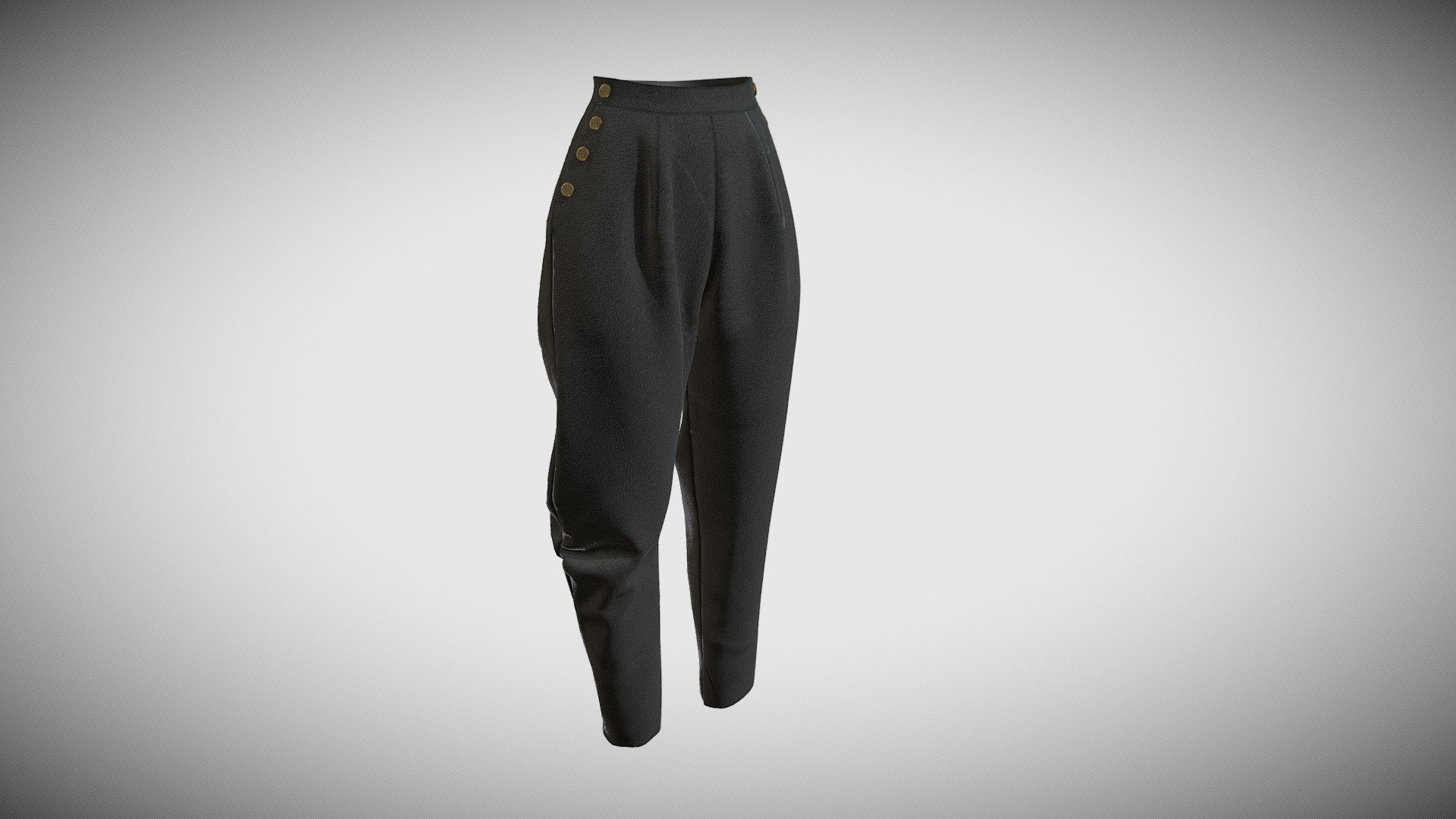 Riding breeches(1891) - a digital reconstruction - Download Free 3D ...