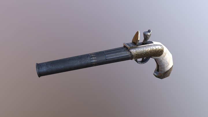 XVI's Pistol 3D Model