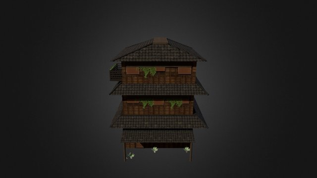 House_RecordShop 3D Model