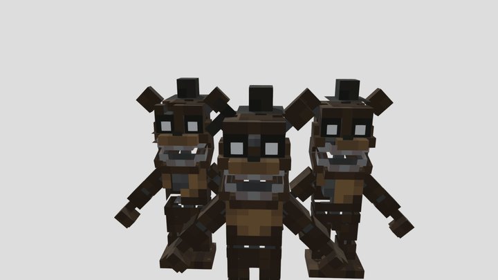 Shadow Freddy - FNaF 2 - Five Nights at Freddy's - Minecraft Skin