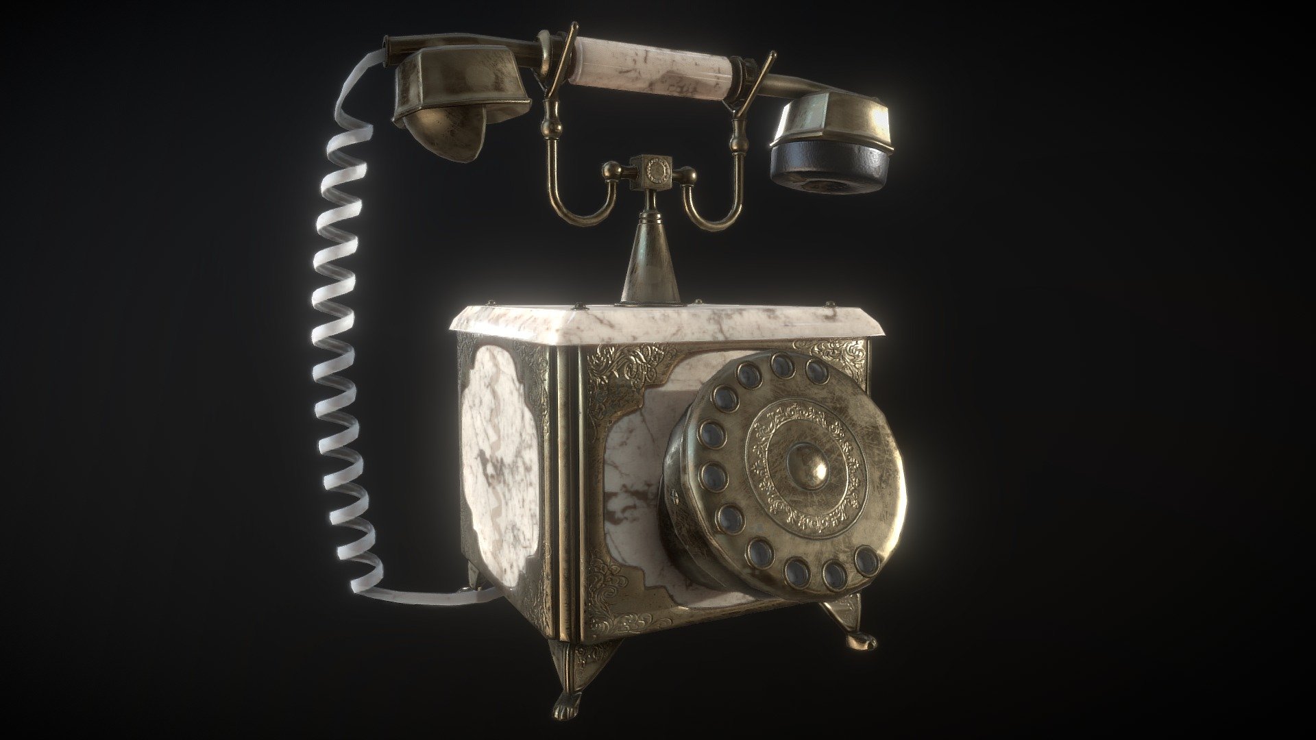 Ye Olde Phone — Sketchfab embed 3D viewer
