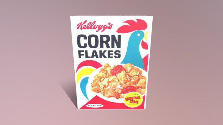 Kellogg's Cereal 3D Model