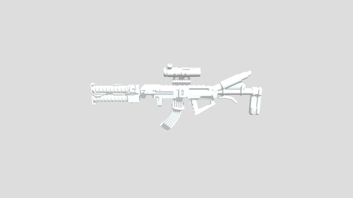 Gun1 3D Model
