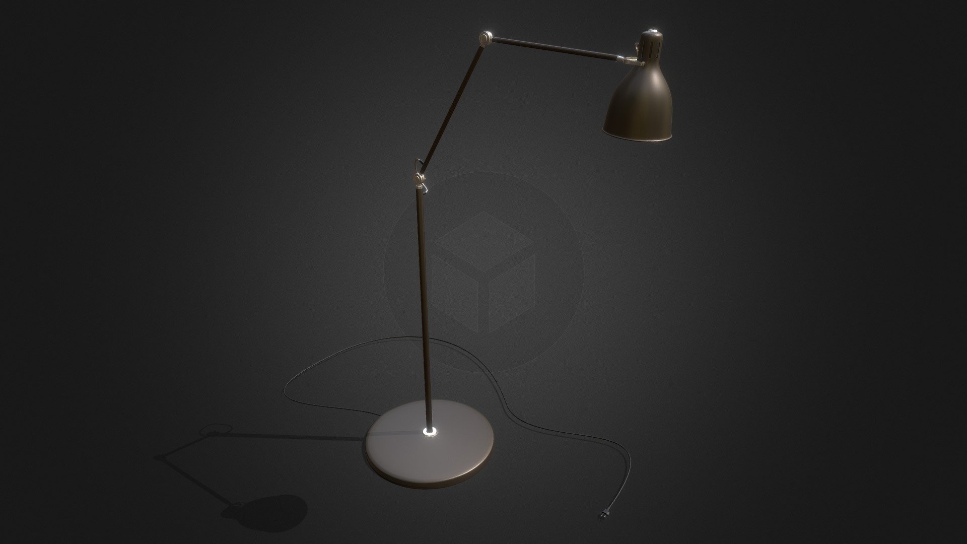 IKEA Floor Lamp - Download Free 3D model by cyberreno [1b50176] - Sketchfab