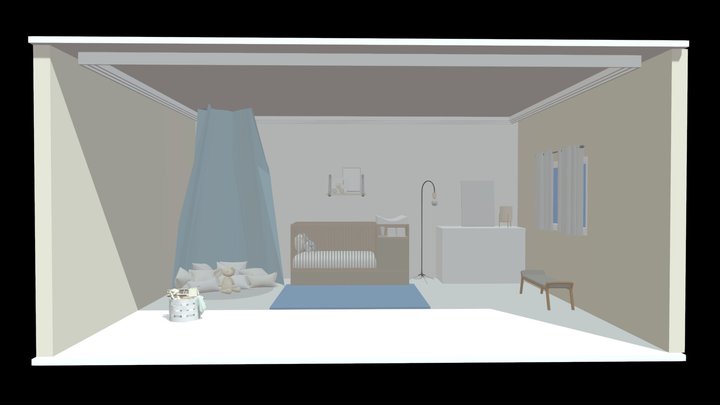 NIÑOS 1 3D Model