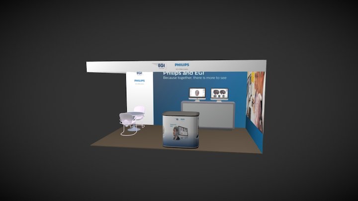 IEC 2017 booth OLD 3D Model