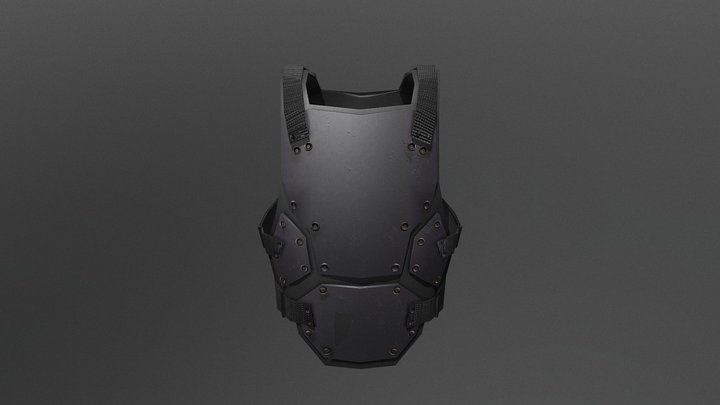 3D A Modular Armor DJA Albedo Transparency 3D Model