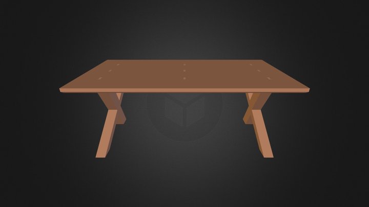 Dining table 3D Model