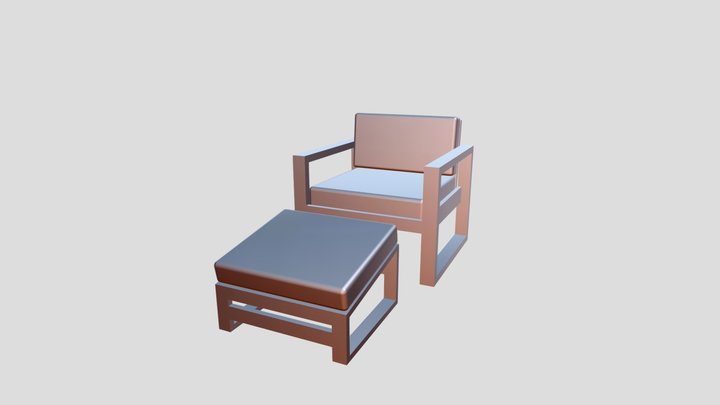 Patio Sofa 3D Model