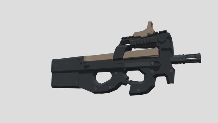 FN_P90 3D Model