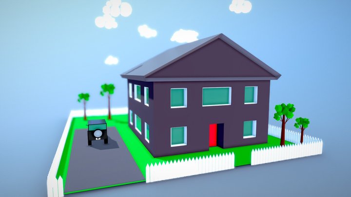 LOW POLY LIFESTYLE 3D Model