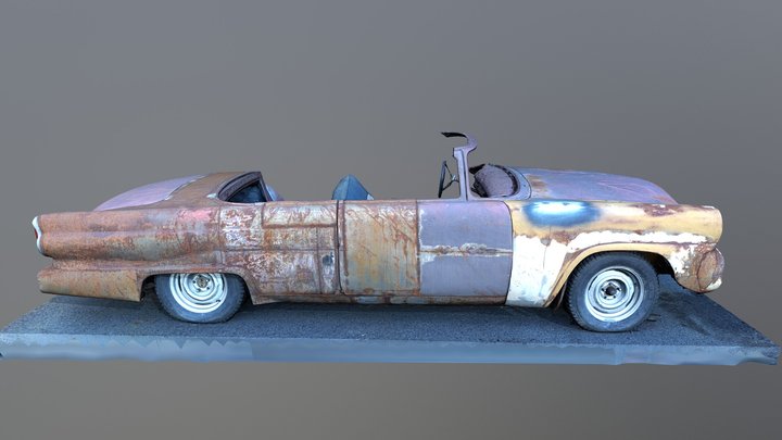 First rusty ol' car test 3D Model