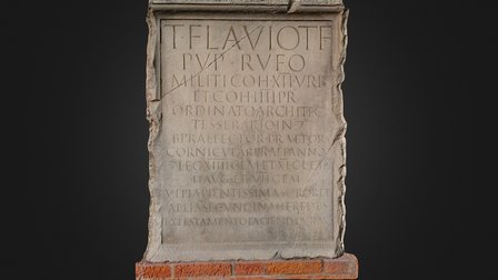 Epigrafe dal Museo archeologico di Ravenna 3D Model