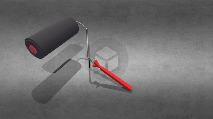 Paint roller 3D Model