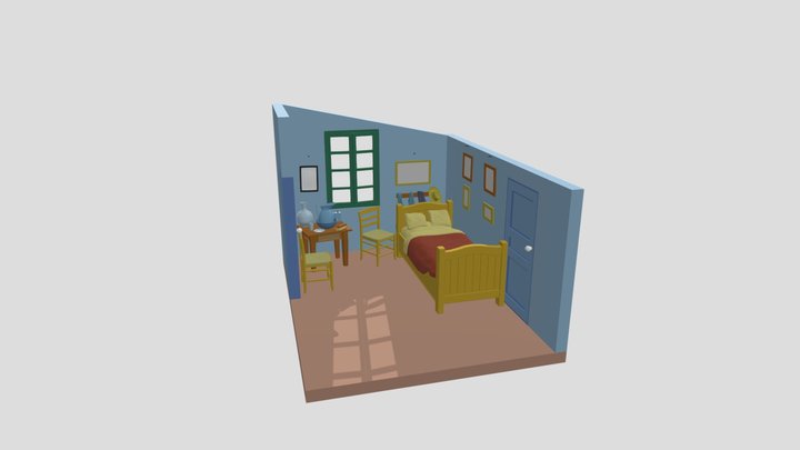 Van Gogh room in Arles 3D Model
